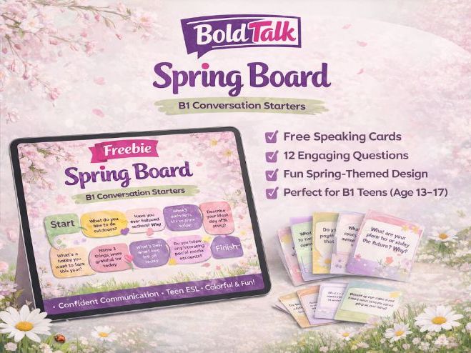 B1 ESL Speaking for Teens - Spring Board