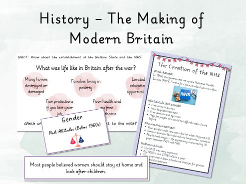 Y6 History - The Making of Modern Britain