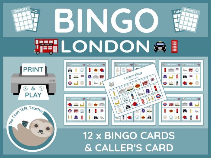 ESL London Bingo