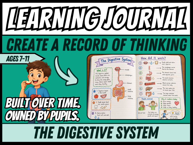 The Digestive System | Learning Journal | Year 3&4