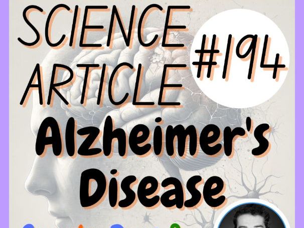Alzheimer's Disease | Health Science Reading Comprehension Passage & Questions