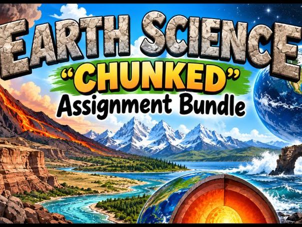 Earth Science "Chunked" Assignment Bundle
