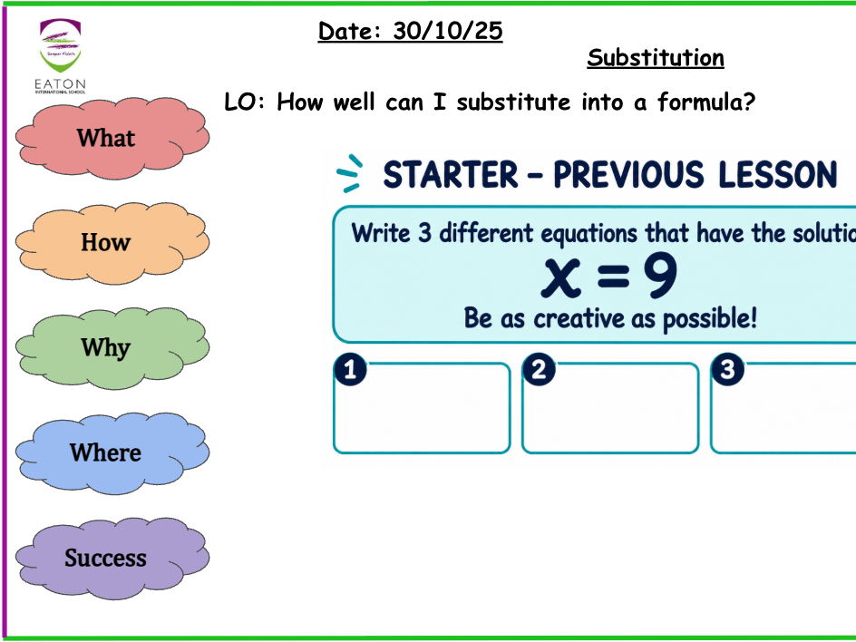 Substitution (Improved Slides)