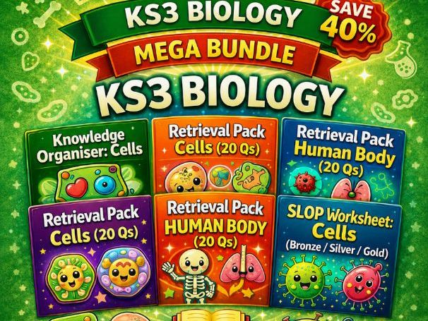 KS3 Biology Bundle: Cells, Body, Infection