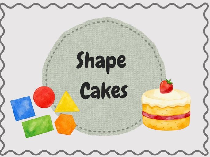 2D Shape Cakes