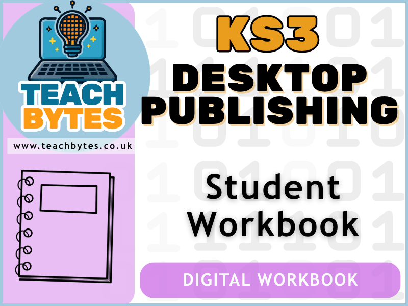 KS3 Desktop Publishing Digital Workbook