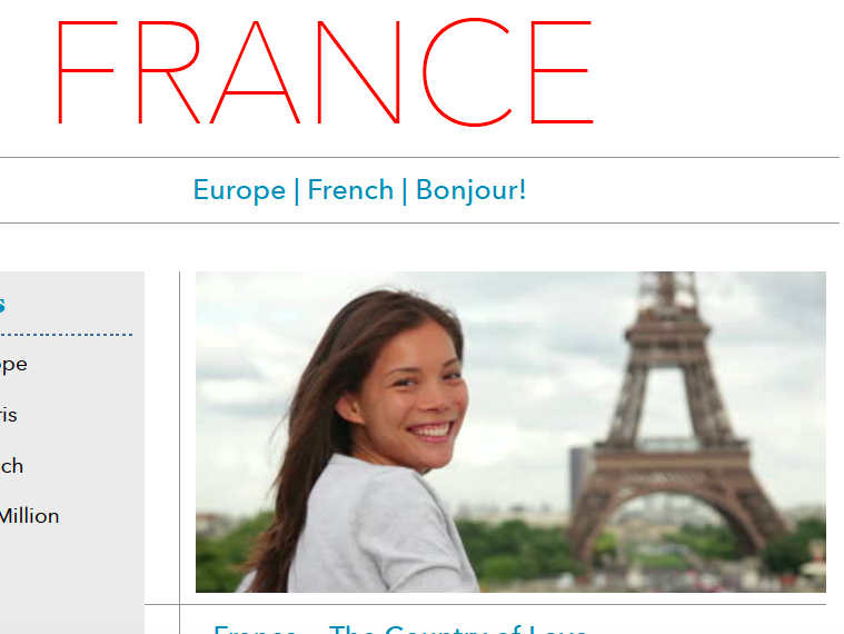 Discover France - Printable Worksheet