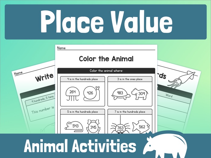 Place Value Worksheets Expanded Form Base 10 More Place Value 
