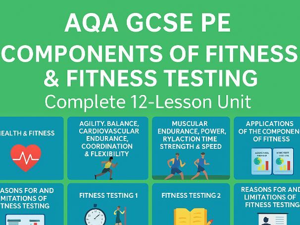 AQA GCSE PE Paper 1 – Comp of Fitness & Fitness Testing 12-Lesson Unit