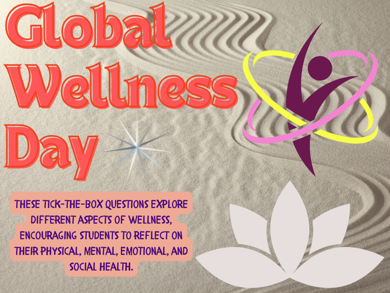 Global Wellness Day Activities: Printable Pages for Reflection and Wellness