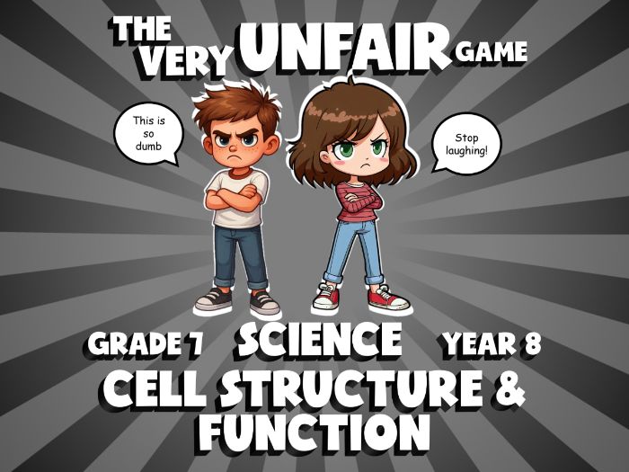 Cell Structure & Function VERY UNFAIR GAME | No-Prep Year 8 Science Review Activity