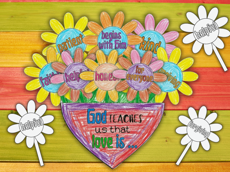 Christian Valentine’s Day Love Craft | Bible Values Activity