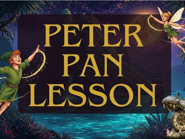 Peter Pan ESL/ELL PowerPoint Lesson for A2/B1 Level Students