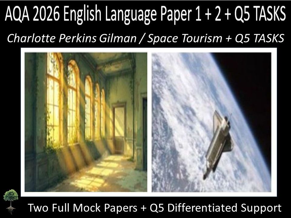 Two AQA 2026 English Language Paper 1 + 2 Mock | Q5 DIFFERENTIATED SUPPORT