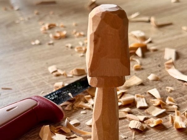 How to whittle a mushroom