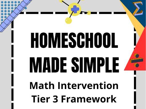 Tier 3 Math Intervention Framework | Grades 3rd-5th