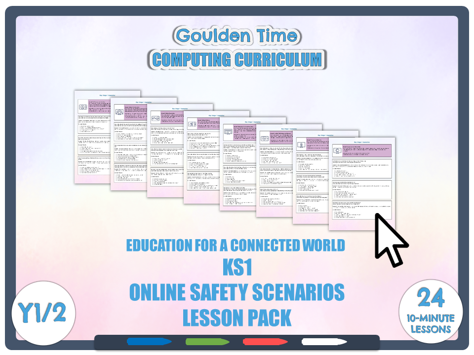 Online Safety Scenarios for KS1 – 24 Quick Conversations (Education for a Connected World)