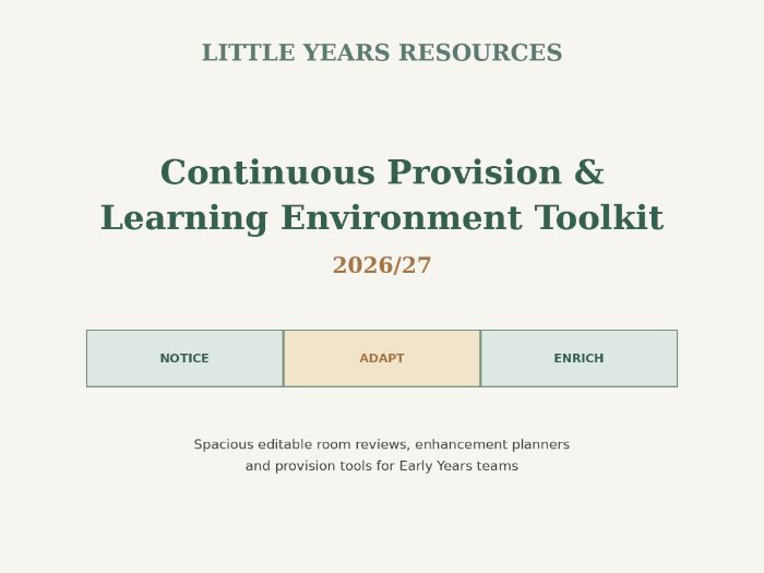 Continuous Provision & Environment Toolkit