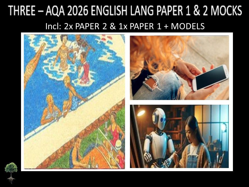 THREE - AQA PAPER 1 & 2 | 2026 FULL MOCKS | MODELS