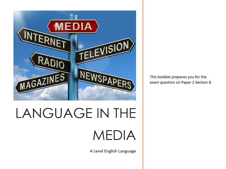 OCR A Level English Language Year 2: Language in the Media Booklet