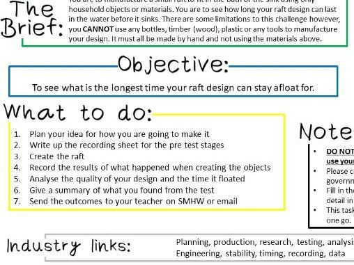 Engineering Challenge 7- Rafts