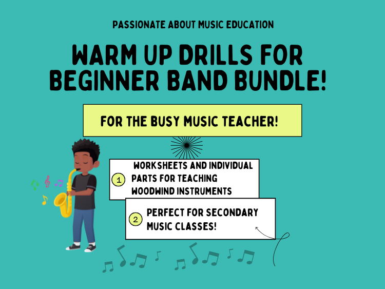 5 note Warm-Up Drills for Beginner Woodwind Players