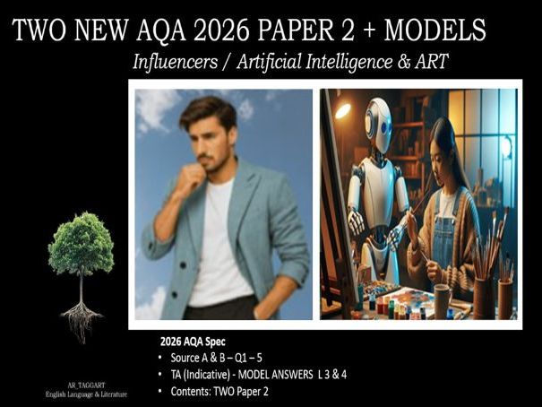 INFLUENCERS - AI & ART - PAPER  2 | 2026 FULL MOCKS | MODELS