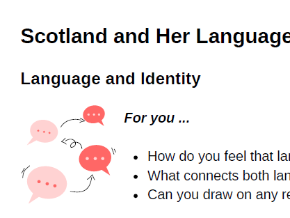 Scotland and Her Languages