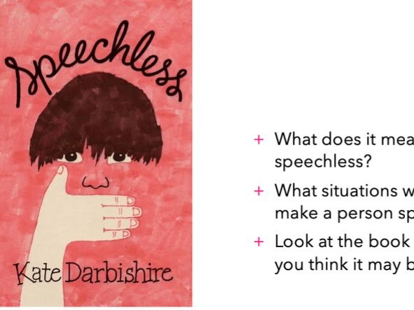 Speechless by Kate Darbishire full SOW