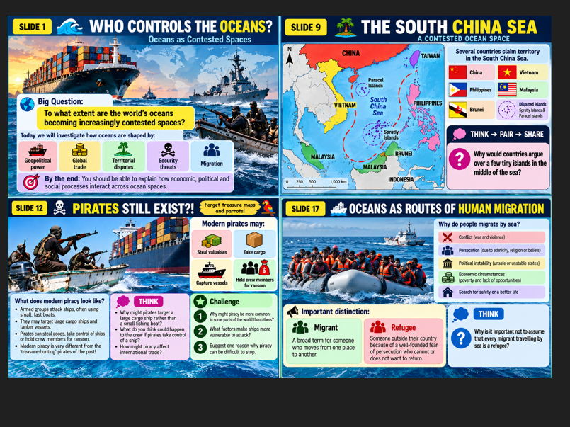 OCR A Level Geography: Exploring Oceans: Why Controls the Oceans?