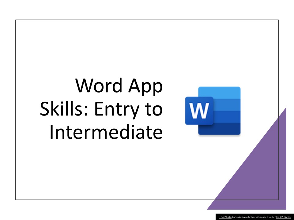 Word App Skills Workbook & Lesson Pack