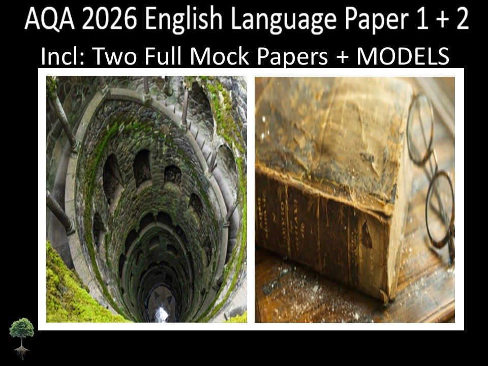 Two AQA GCSE English Language Paper 1 + 2 Mocks | Models