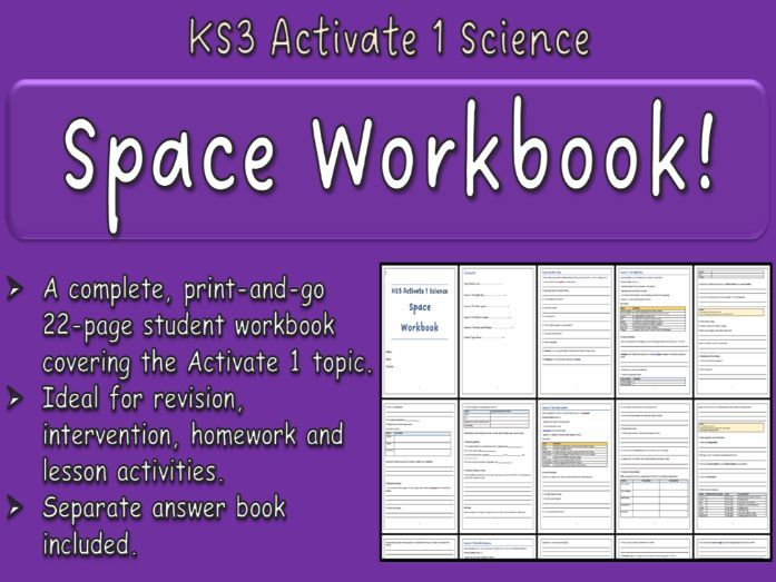 Space Workbook KS3 Activate 1 Science