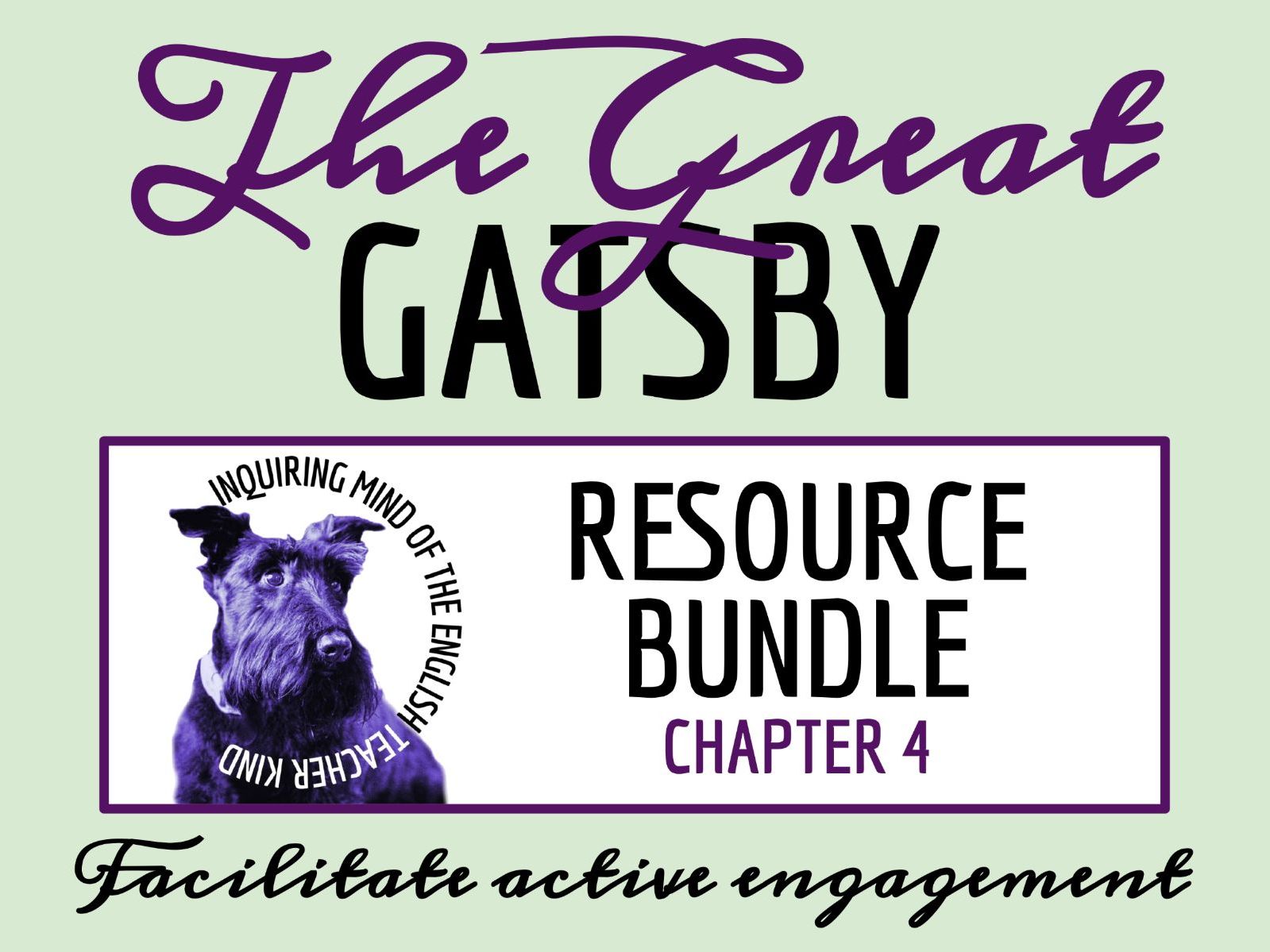 The Great Gatsby Chapter 4 Quiz, Analysis Worksheet, and Vocabulary Activities