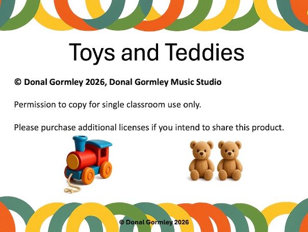 Toys and Teddies Song