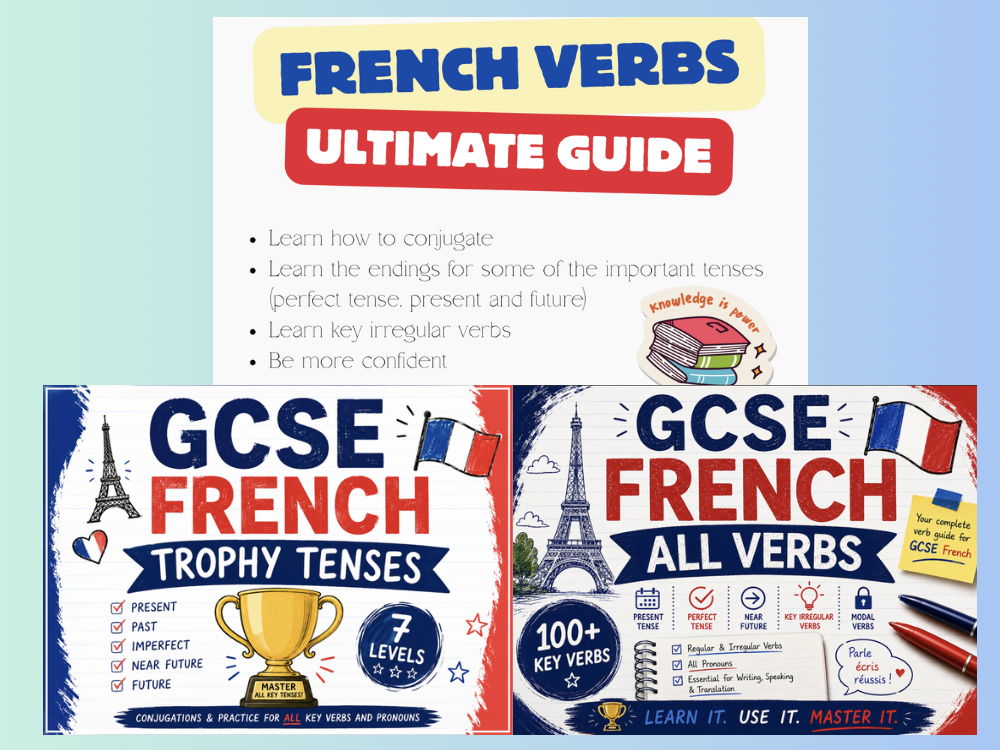 GCSE French Grammar Bundle