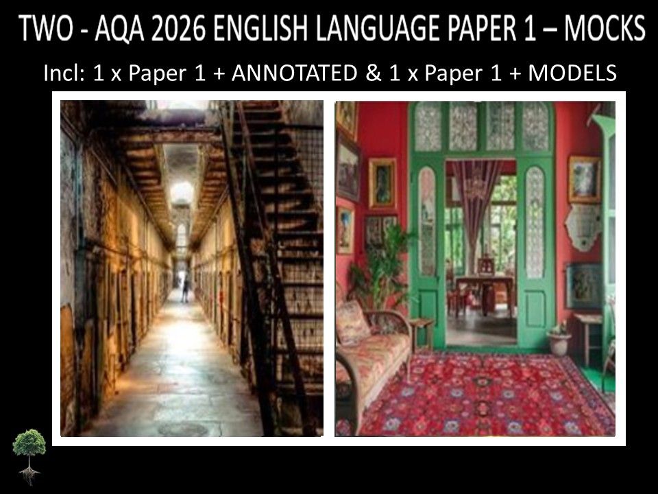 TWO - AQA PAPER 1 | 2026 FULL MOCKS | + ANNOTATED + MODELS
