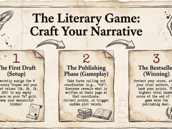 End of Term English Game | Literature Grid Strategy Game | High School