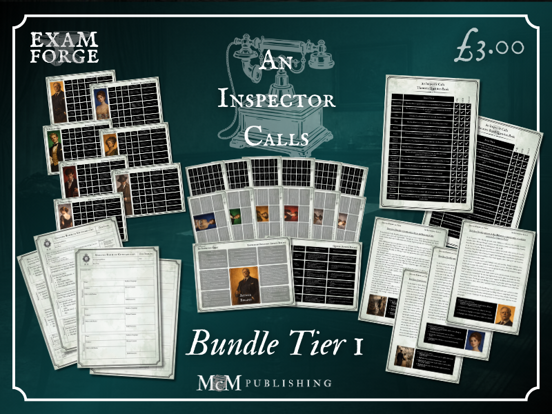 An Inspector Calls Bundle Tier 1