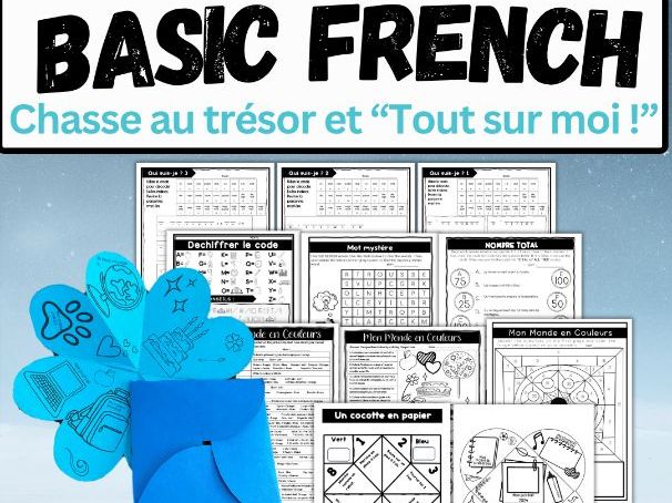 French Review Vocab Questions Beginner