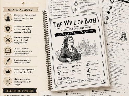 The Wife of Bath Teaching Companion: Complete Study Guide & Workbook