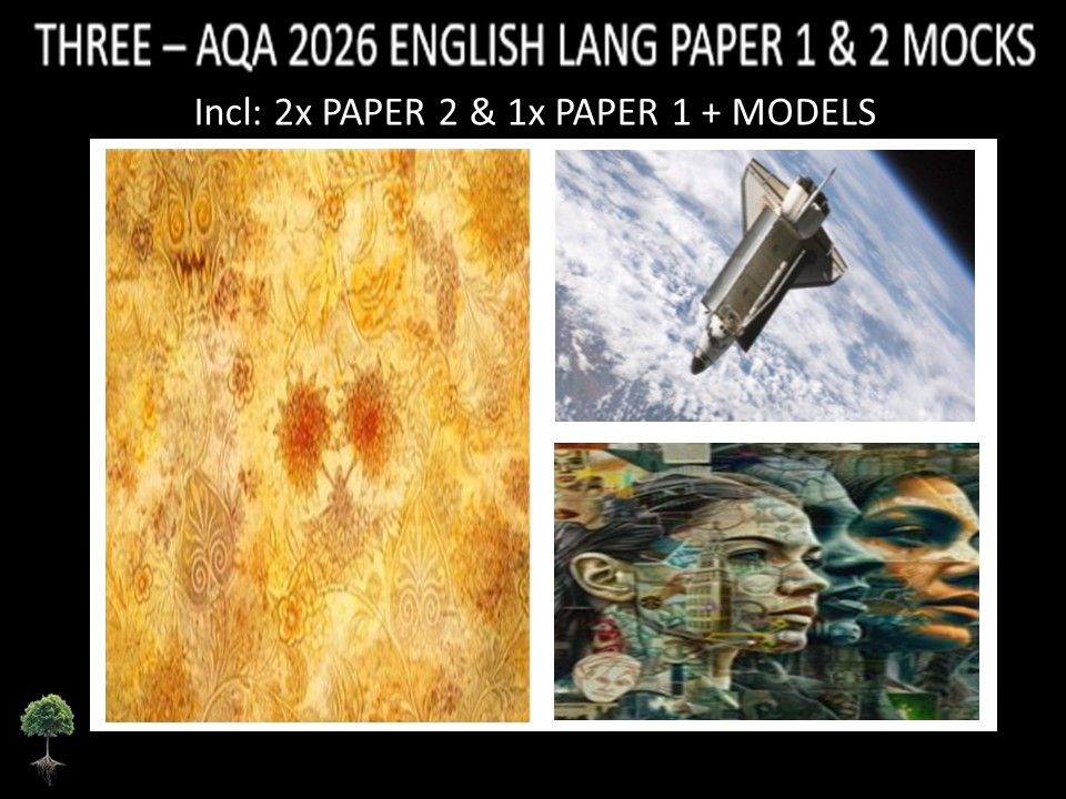 THREE - AQA PAPER 1 & 2 | 2026 FULL MOCKS | MODELS