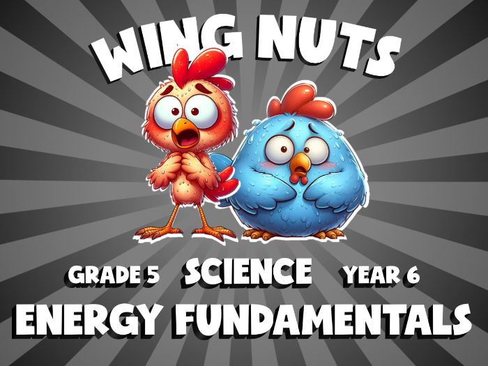 Energy Fundamentals WING NUTS Science Game | No-Prep Year 6 Review Activity