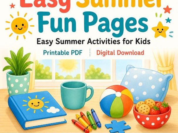 Easy Summer Fun Pages