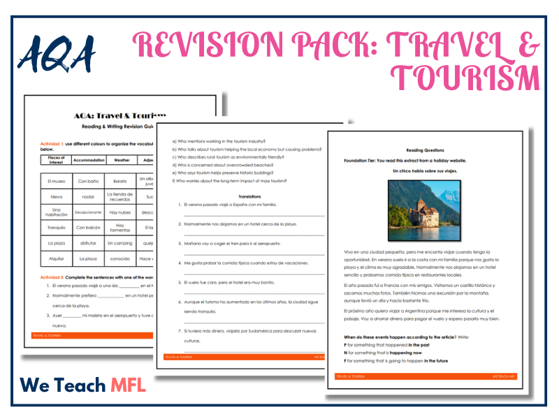 AQA NEW GCSE - Travel & Tourism Revision Guide