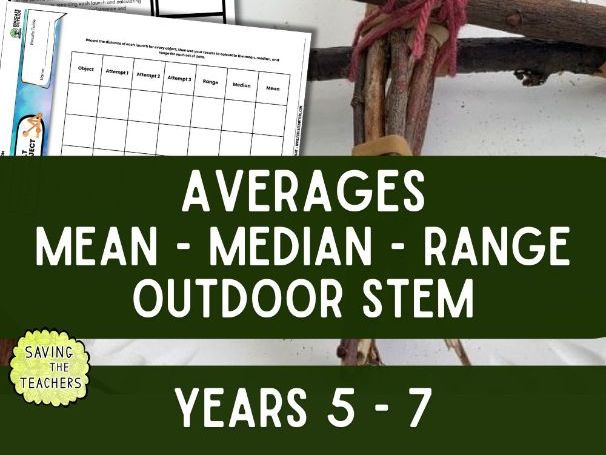 Mean, Median and Range Investigation | Data Handling Maths Activity (KS2)