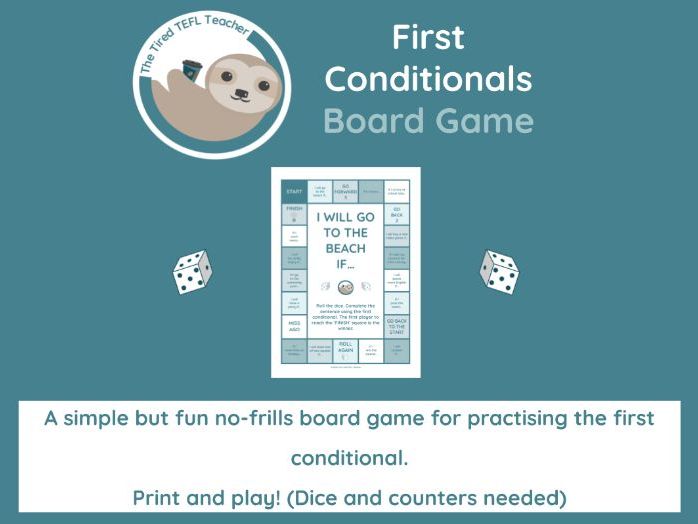 ESL First Conditional Board Game