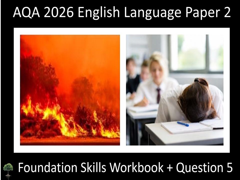 Enhanced AQA 2026 English Language Paper 2 Foundation Skills Workbook + Question 5