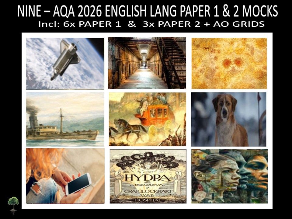 NINE - AQA PAPER 1 & 2 | 2026 FULL MOCKS | AO GRIDS
