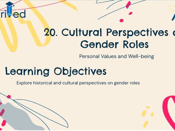 Cultural Perspectives on Gender Roles– Year 8 PSHE on History, Culture, Identity
